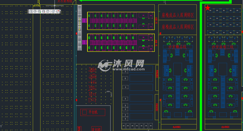 家具厂车间布局图图片