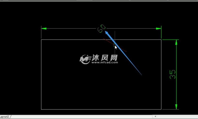第93课 CAD标注命令-倾斜命令