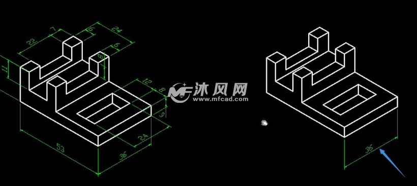 第93课 CAD标注命令-倾斜命令