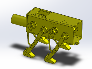 四足仿生行走机构创新设计