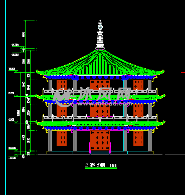 莆田古建筑绘画图纸图片