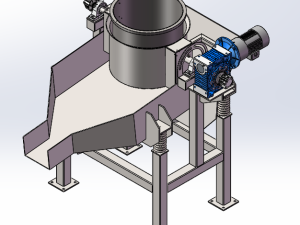 电镀线震动翻转下料机