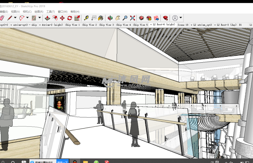sketchup模型 建筑模型 商业模型 免费领取鼠标垫 免费发布设计需求