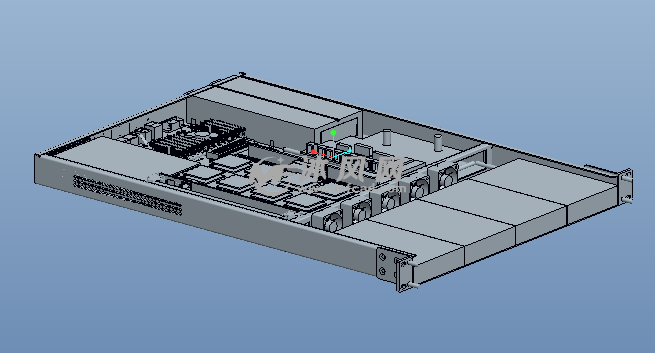 标准1U 4盘位机箱