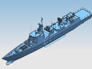 052C型导弹驱逐舰模型