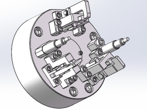 导轨滑块加工液压夹具