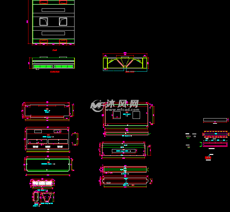 不锈钢岛式烟罩 - 钣金图纸 - 沐风网