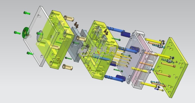 模具爆炸图