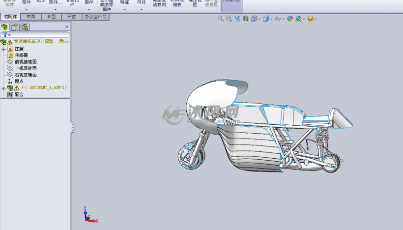 竞速摩托车模型