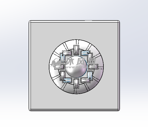 多功能灶台俯视图