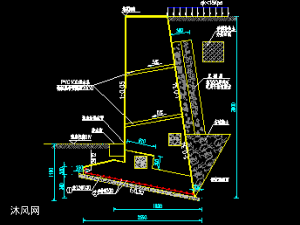 浆砌石挡墙大样图
