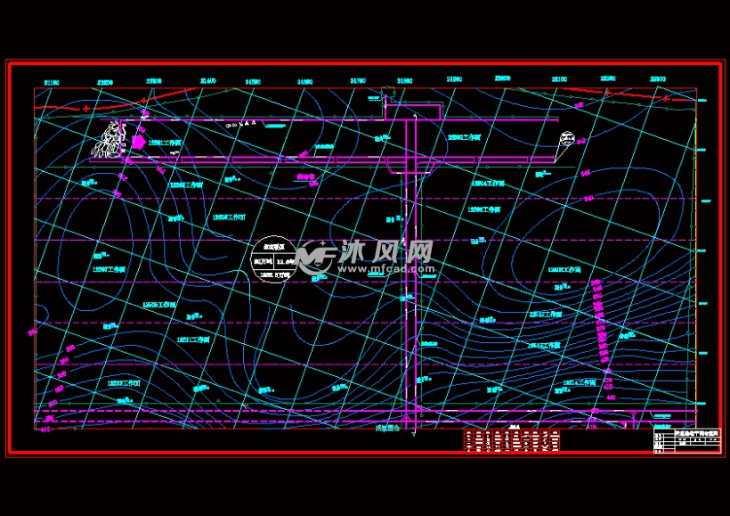 采区巷道平面布置图