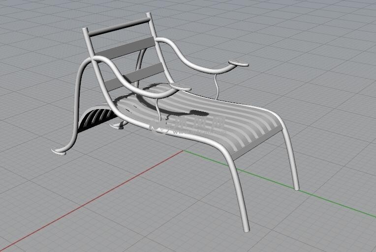 躺椅设计模型建模 椅图纸 沐风网
