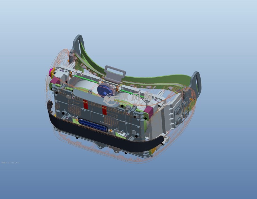 vr头盔眼镜结构设计
