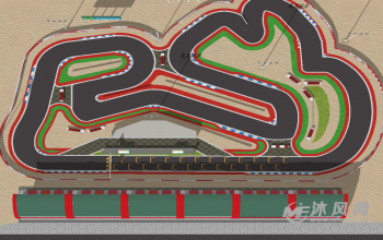 迷你赛车场模型