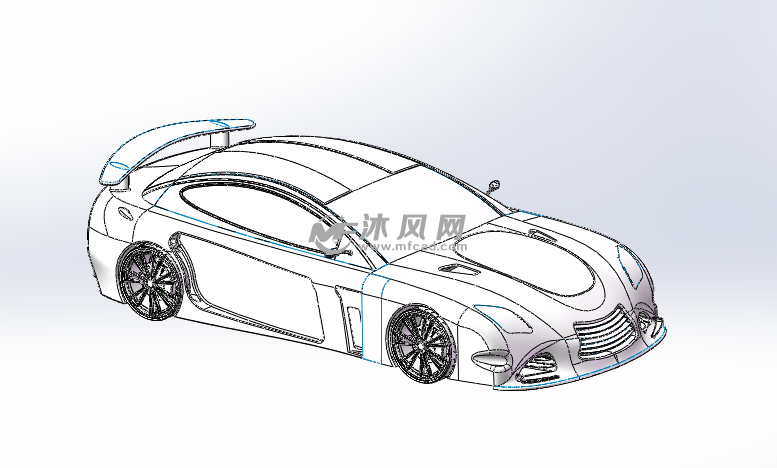 不一样的跑车 - 乘用车图纸 - 沐风网