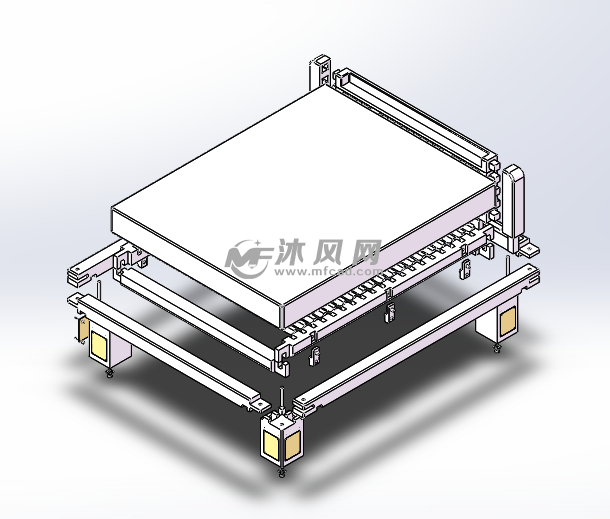 的木质双人床设计模型三视图图纸描述详解的木质双人床设计模型床是