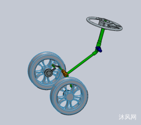 微型汽车转向梯形设计图纸合集的封面图