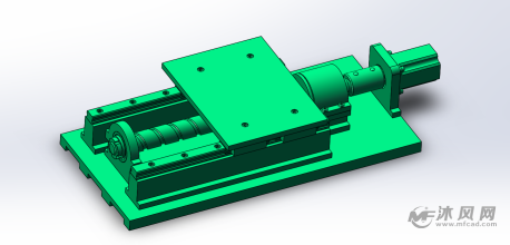 直线滑台结构-机床附件图纸-沐风网
