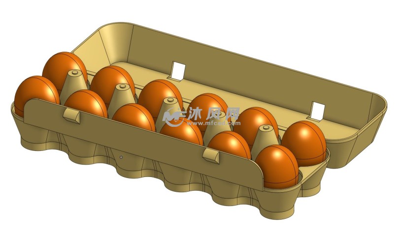 3d打印的雞蛋盒設計模型