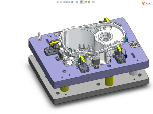 离合器壳体夹具设计模型