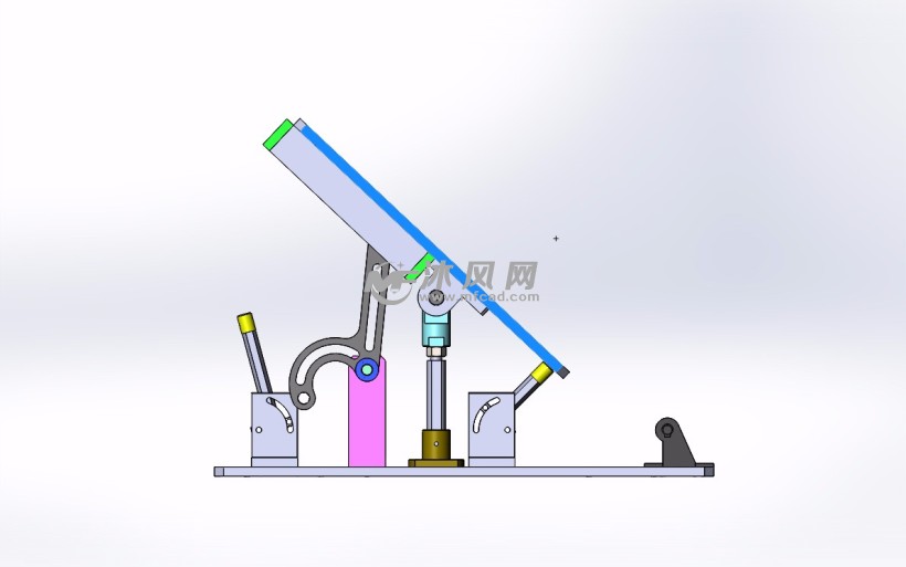 气动翻转机构图