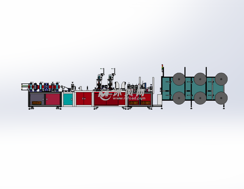 n95全自动口罩机图纸讲解solidworks