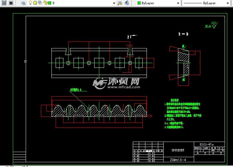 pe-1200×1500颚式破碎机总图 - 工程机械/建筑机械图纸 - 沐风网