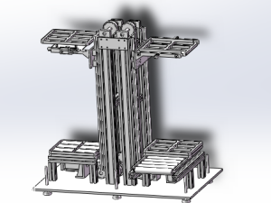 油烟机玻璃面板上升装置