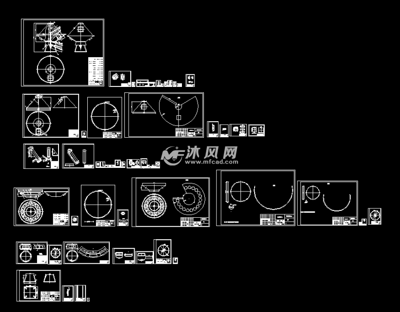 16位旋转分配器图纸下载