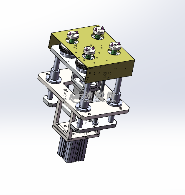 顶升多工位旋转机构