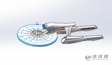企业号飞船-未来科技图纸-沐风网