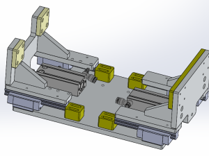 双气缸毛刷刷胶 - 液压及气动元件图纸 - 沐风网