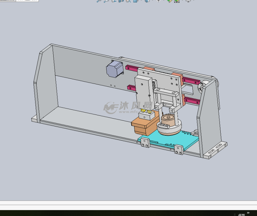 移动按压治具辅助视图
