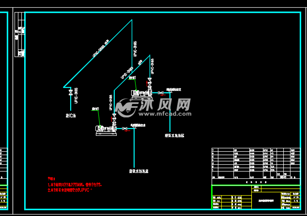 工艺设备中小型工业废水预处理站施工图