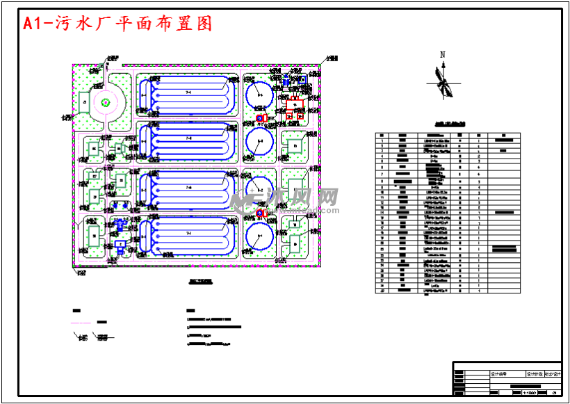 某市日处理12万吨污水处理工程初步设计