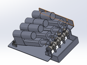 独立控制的电动推杆装置