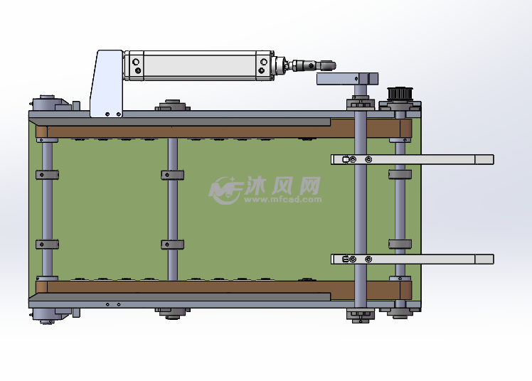 板子輸送翻轉機構