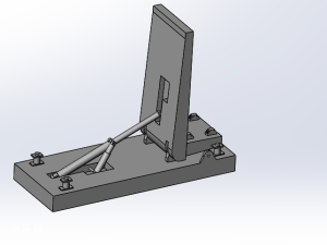 气缸翻转机构模型