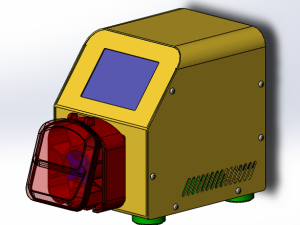 蠕动泵模型sw设计
