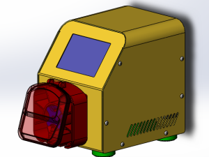 蠕動泵模型sw設計