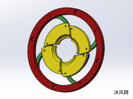 旋转锁紧机构模型设计