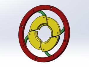 旋转锁紧机构模型设计