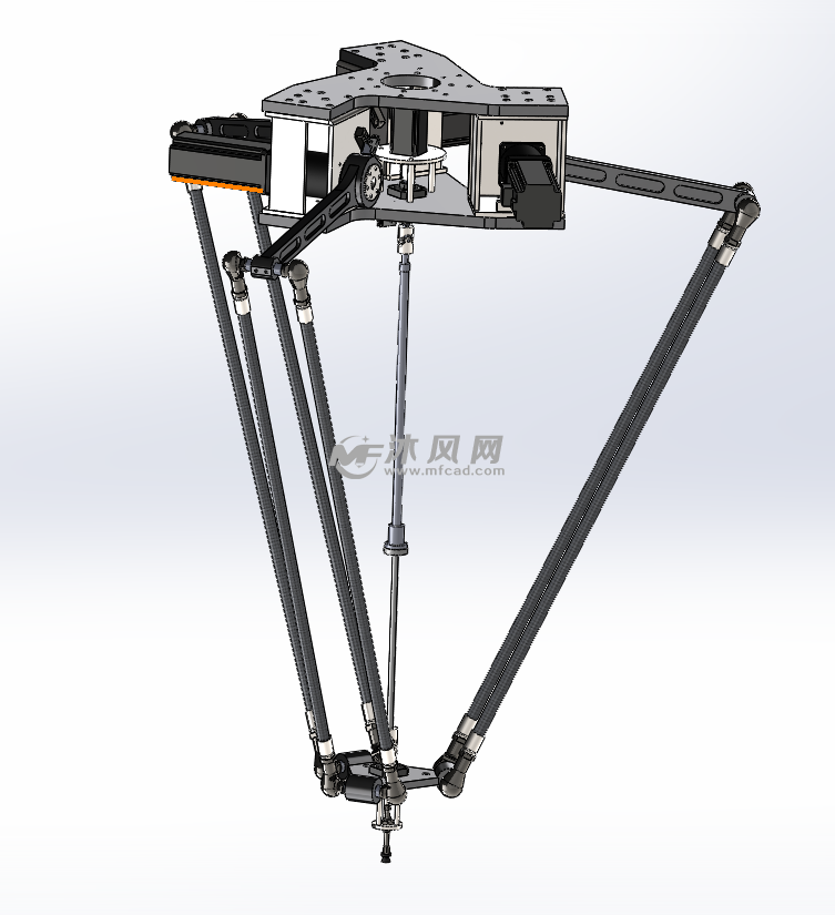 delta机器人三维设计