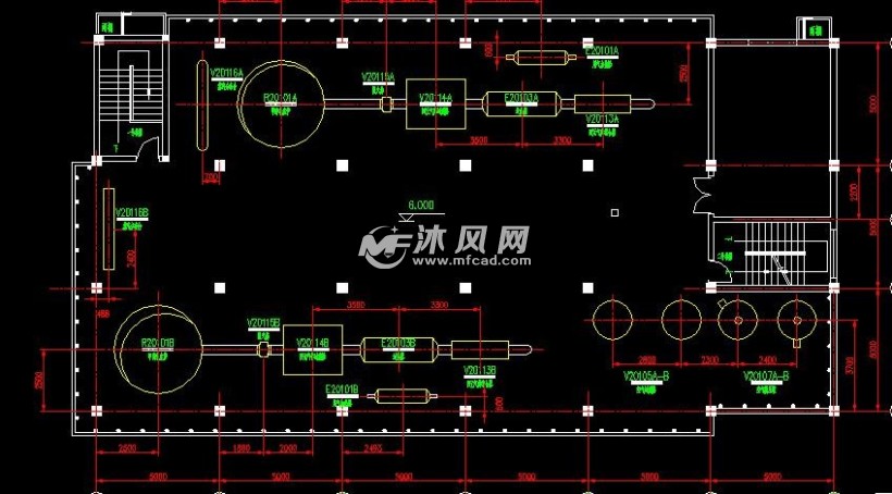 工業甲醇生產車間佈置圖