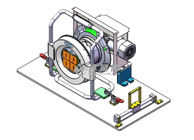 电缆绕线盘机构