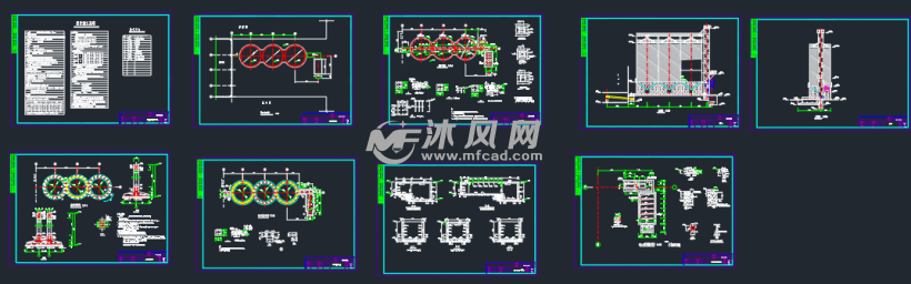 5米钢板筒仓结构设计图 - 食品机械图纸 - 沐风网