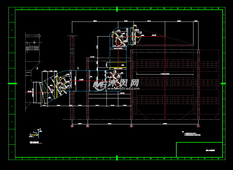 烟道导流板安装图 - 引调水工程图图纸 - 沐风网