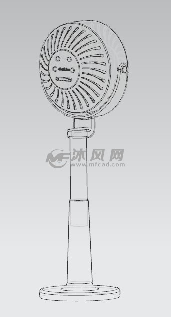 电风扇模型外观设计