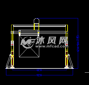 双车道集装箱翻转机 - 通用设备图纸 - 沐风网